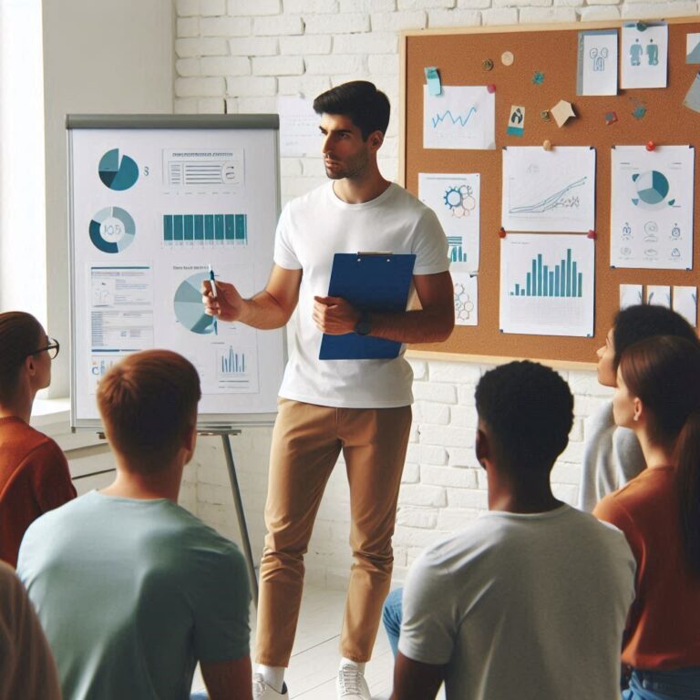 근거 기반의 코칭을 하고 있는 코치